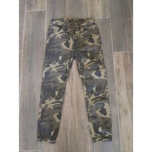 Victorious Men's Utility Front Big Pocket Cargo Jogger Pants M Camo